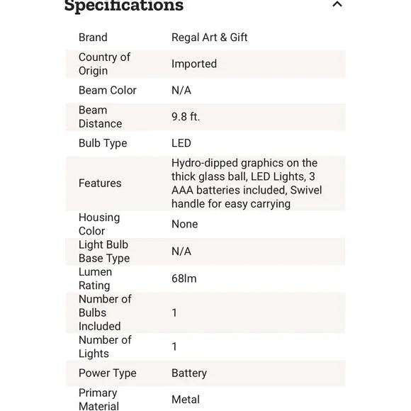 REGAL LED Lantern Battery Glass MultiColor Hanging/Tabletop YARD GARDEN DECOR - Picture 11 of 12